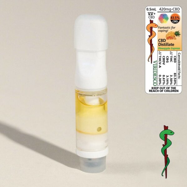 Viridesco – CBD Vape Cart – Pineapple Express