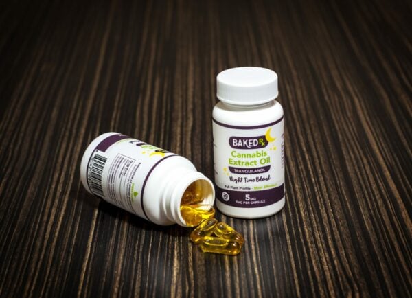 Baked Edibles Tranquilanol Sedative Capsules 5mg