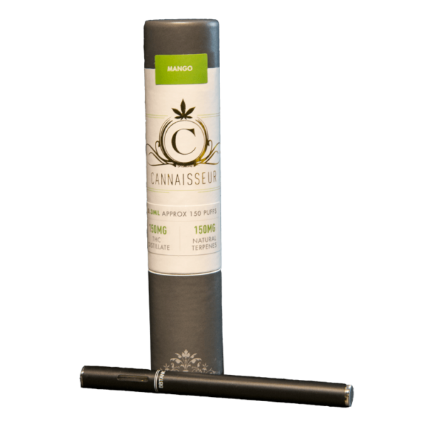Cannaisseur DisposableTHC Distillate Pen Mango 0.3ml