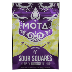 Mota - Sour Squares - 150mg THC