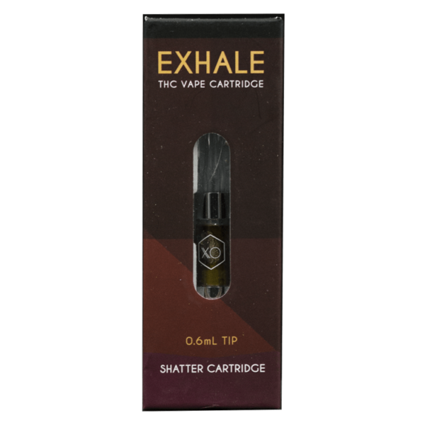 Exhale - THC Vape Shatter Cartridge - 0.6ml