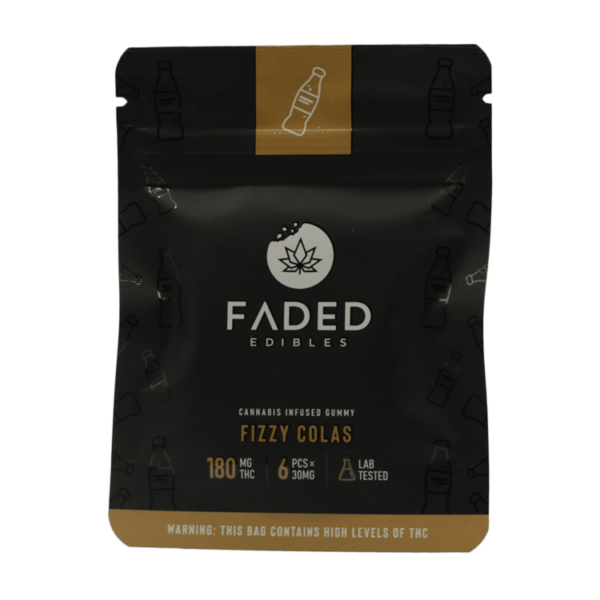 Faded - Cannabis Infused Gummy - Fizzy Colas - 180MG