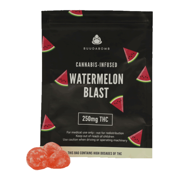 Buudabomb - Watermelon Blast Gummy - 250mg THC
