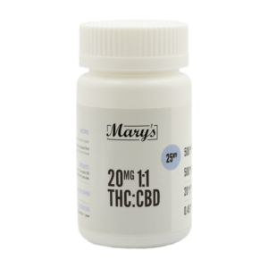 Capsules Marys-THC:CBD 1:1