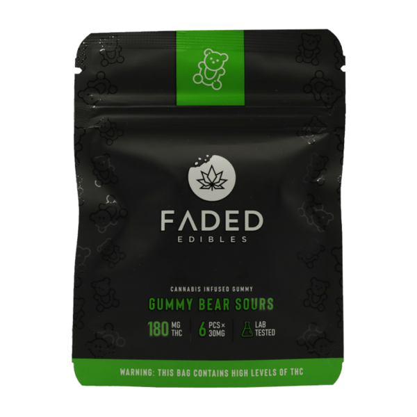 Faded - Edibles - Gummy Bear Sours