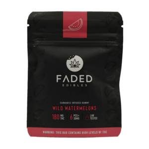 Faded Edibles - Wild Watermelons Gummy - 180mg