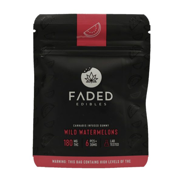 Faded Edibles - Wild Watermelons Gummy - 180mg
