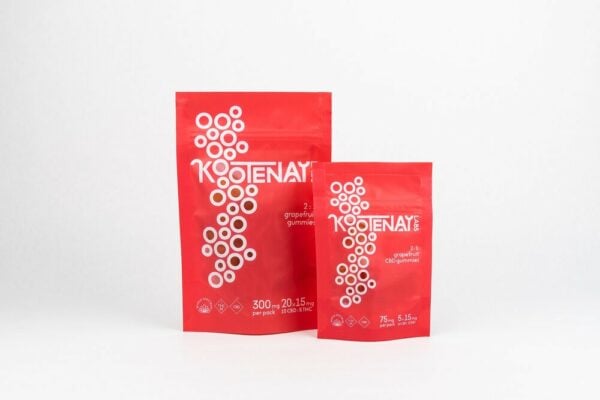 Kootenay Labs - CBD Gummies - Grape fruit