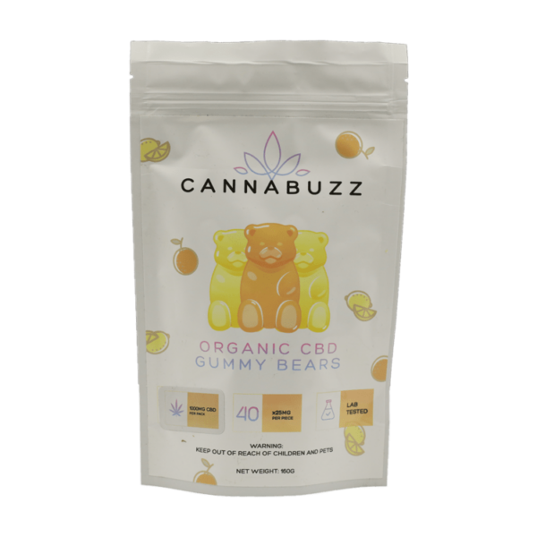 Cannabuzz - Organic CBD - Gummy Bears