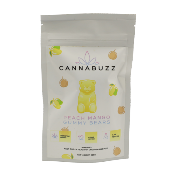 Gummy Cannabuzz Peach Mango