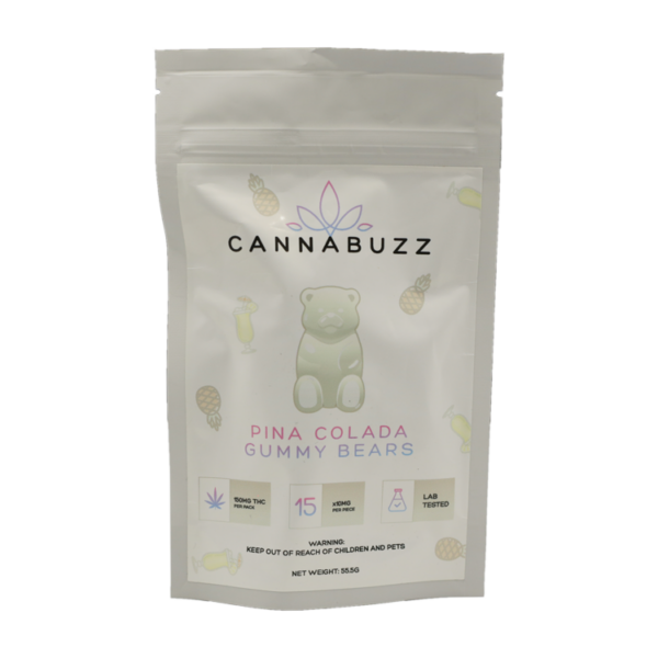 Cannabuzzz - Pina Colada - Gummy Bears