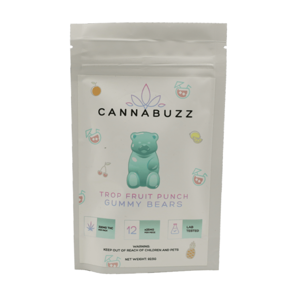 Cannabuzz - Trop Fruit Punch - Gummy Bears
