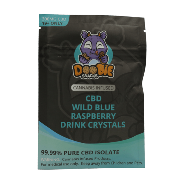 Doobie Snacks - CBD Wild Blue Rasberry Drink Crystals