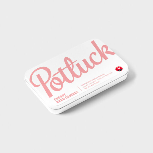 Potluck – Hard Candy – Sour Pink Grapefruit – 300mg THC