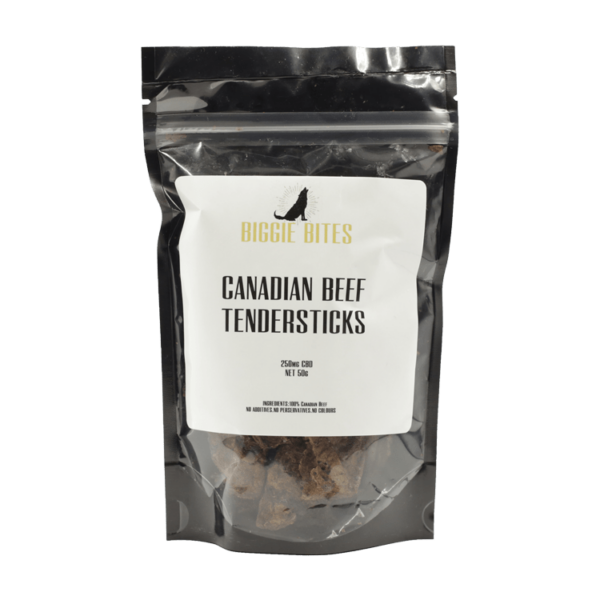 Biggie Bites - Canadian Beef Tendersticks - 250mg CBD
