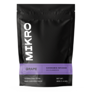 Mikro – CBD Gummies – 100mg CBD – Grape