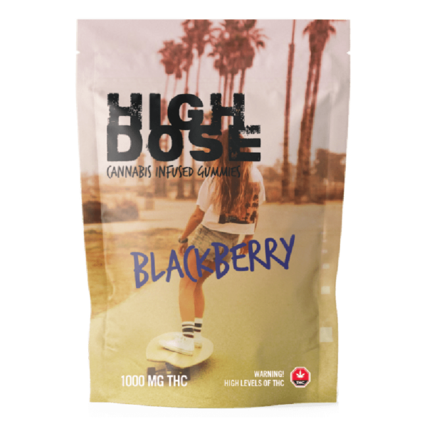 High Dose - Cannabis Infused Gummies - Blackberry