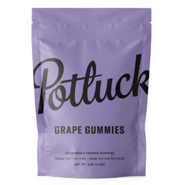 Potluck - Cannabis Infused Gummies - Grape Gummies