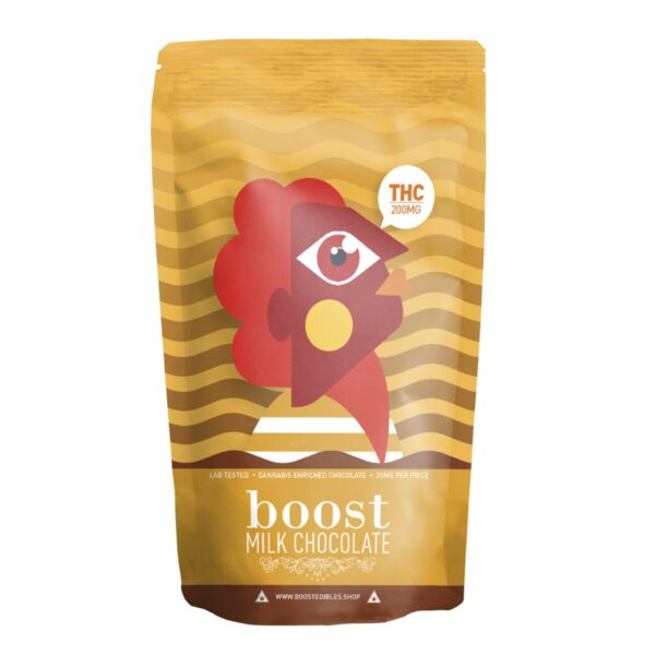 Boost – THC Dark Chocolate Bars - 200mg