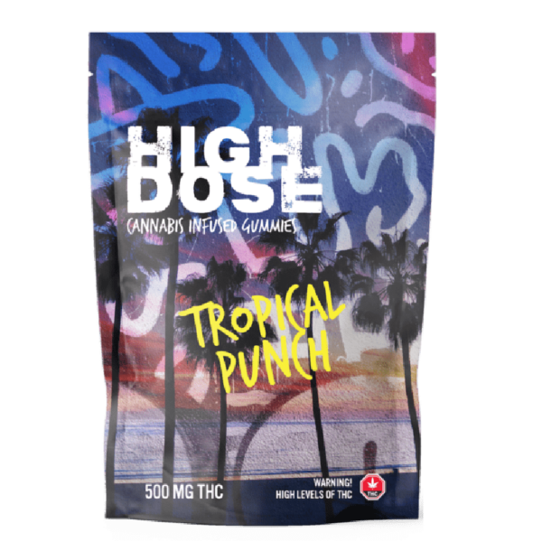 High Dose – Cannabis Infused Gummies – Tropical Punch