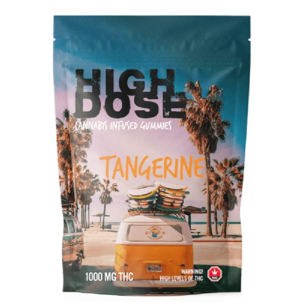 High Dose – Cannabis Infused Gummies – Tangerine