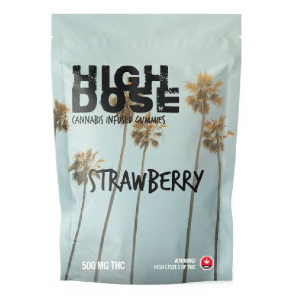 High Dose – Cannabis Infused Gummies – Strawberry
